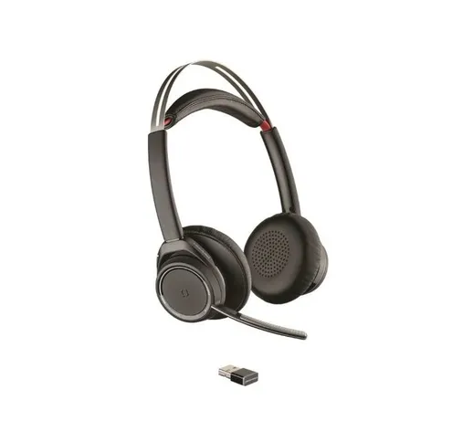  - POLY Voyager Focus UC Cuffia Padiglione auricolare Bluetooth Nero