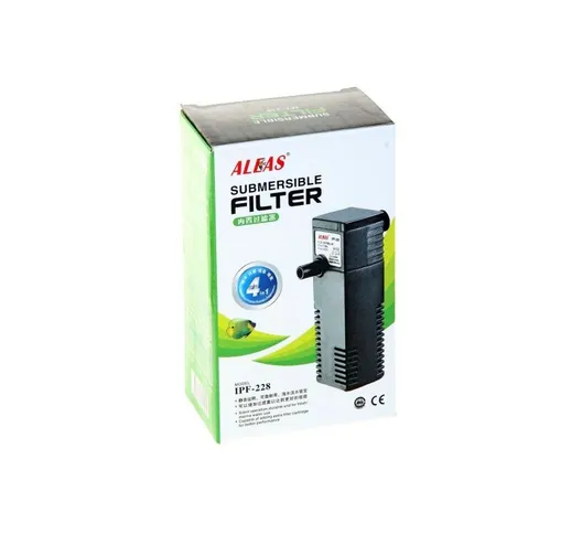 Pompa Filtro Interno Sommergibile Biofiltro Per Da Acquario Ipf-228 4W 220 L/H