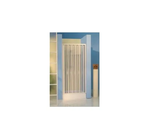 Porta box doccia nicchia a soffietto pvc 110 - 120 cm arredo bagno