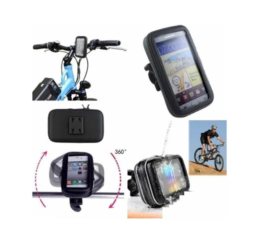 Porta Cellulare Supporto Bici Moto Custodia Impermeabile Smartphone 5,5" Pollici