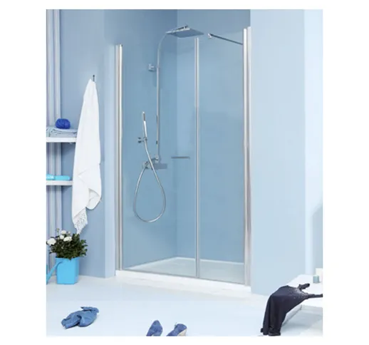 Porta doccia battente 180 cm trasparente serie web 1.0 b1f - Megius