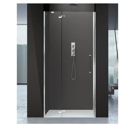 Porta doccia battente 70 cm trasparente serie prisma 2.0 r8b1f70 - Megius