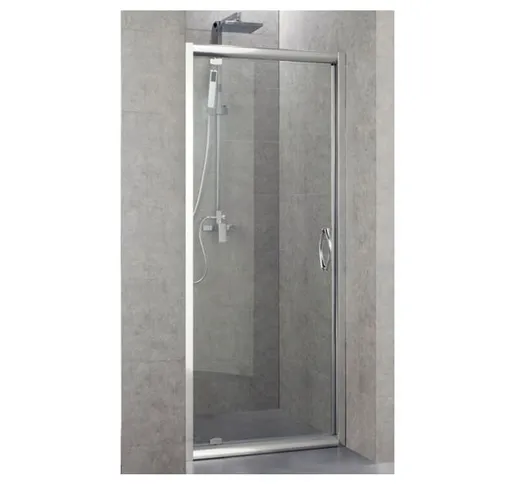 Porta doccia battente 90 cm trasparente