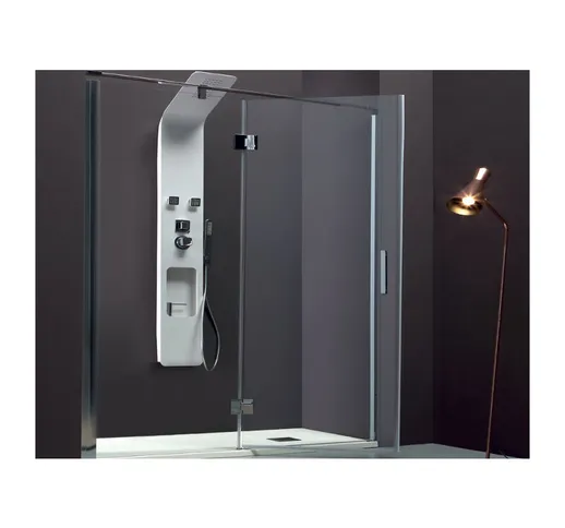 Porta doccia battente per nicchia anticalcare TPB72N cm 70 - Tamanaco