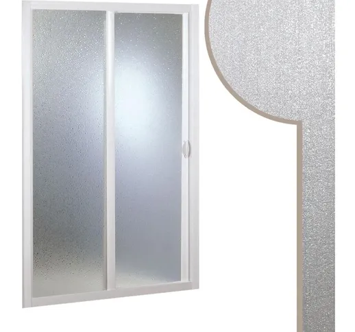 Porta doccia scorrevole in acrilico mod. Smart con apertura laterale 150 cm