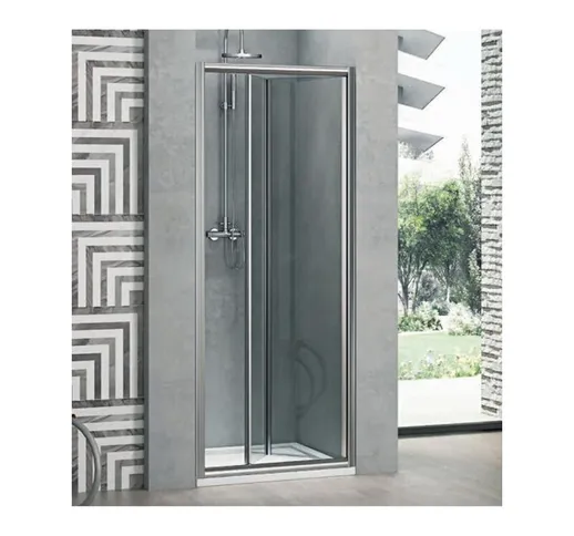 Porta doccia soffietto 90 cm trasparente - Aqualife