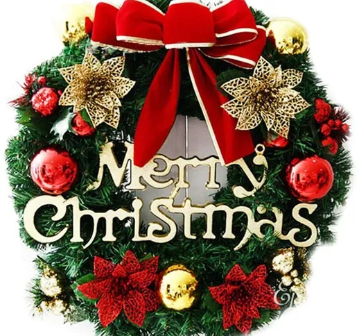 Porta ghirlande di Natale, albero di Natale Ghirlanda di Natale Decorazione natalizia all'...