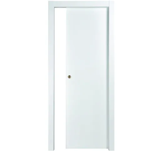 Porta Scorrevole interna Reversibile EASY Melaminico Bianco - 90 x 210 cm