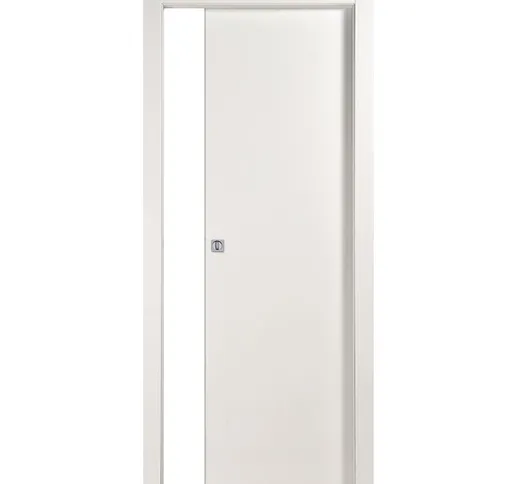 Porta Scorrevole Interna Reversibile MICROTEC Mdf Bianco h. 210 cm - 70 x 210 cm