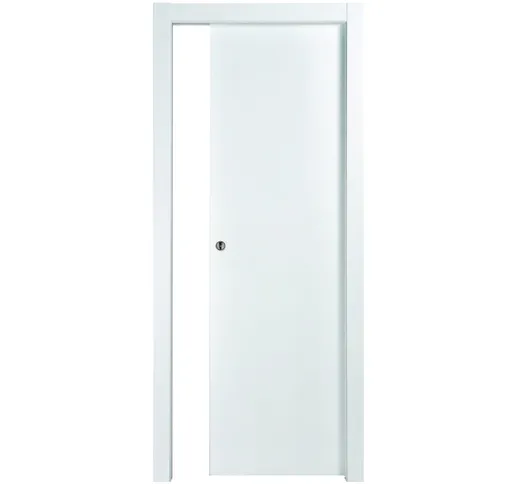 Porta Scorrevole Interna Reversibile VOLTA Melaminico Bianco - 90 x 210 cm