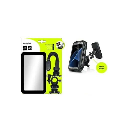 Trade Shop Traesio - Trade Shop - Portacellulare Smartphone Impermeabile Attacco Per Bici...