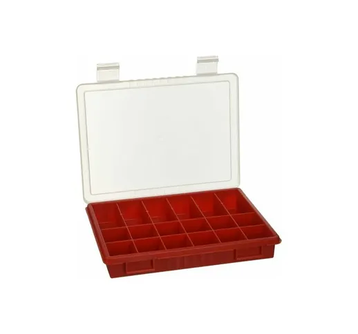  - PORTAMINUTERIE CASSETTA VALIGETTA PORTA MINUTERIA VITI BULLONI ORGANIZER 37366V 18 SCOM...