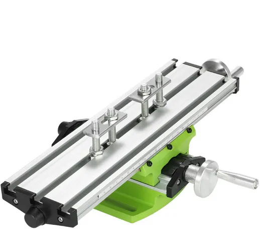 Brand New Mini Compound Bench Drilling Slide Table Worktable Fresatura di lavoro Cross Tab...