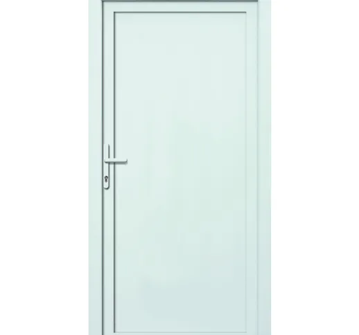 Porte d'ingresso principali esclusive modello 801 dentro: bianco, al di fuori: bianco larg...