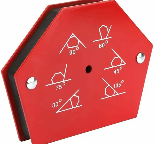 Posizionatore magnetico Saldatore quadrato Magnete Potenza 23 kg/50 libbre Angolo 30° 45°...