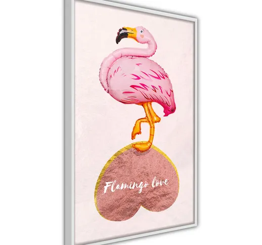 Poster - Flamingo in Love [Poster] - 30x45