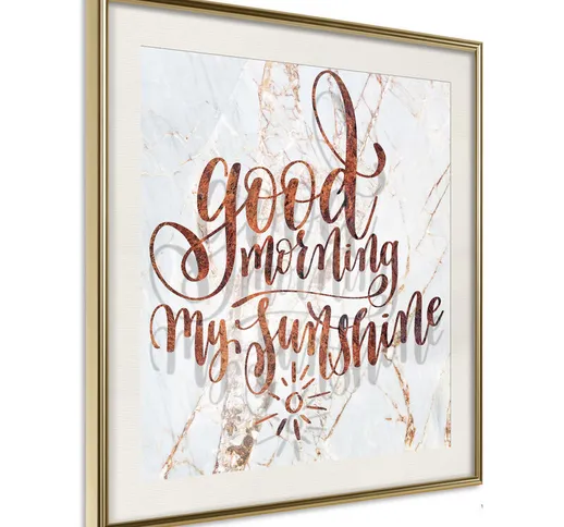 Poster - Good Morning My Sunshine (Square) [Poster] - 50x50