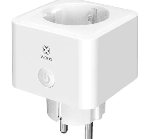 Woox - Presa Intelligente Schuko IP20 Controllo Vocale Alexa, R6087