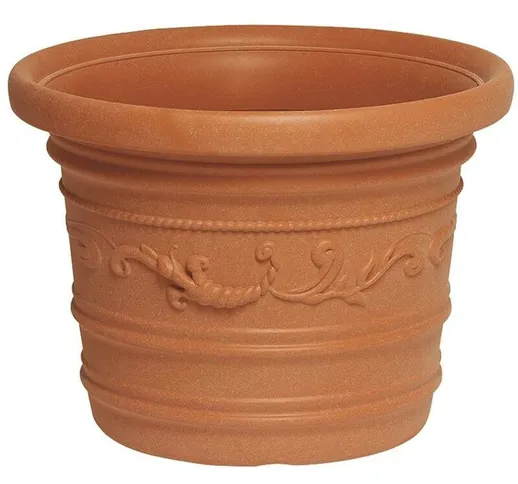 Prestige vaso tondo in resina per piante e fiori 40 cm