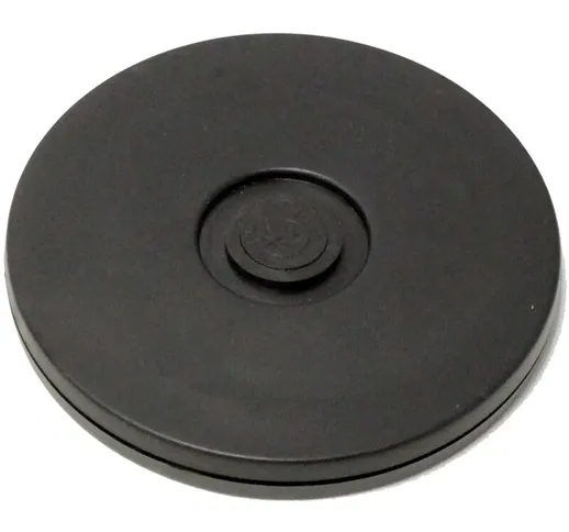 Base girevole manuale 10 cm nero - Primematik