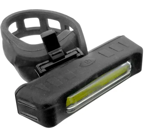 Faro della bicicletta a LED rosso bianco e verde di 150 lumen USB ricaricabile - Primemati...