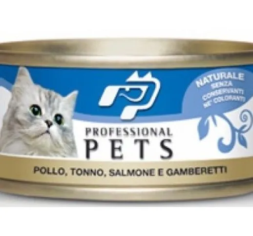 per Gatto da 70 gr | Pollo Tonno Salmone e Gamberetti - Professional Pet
