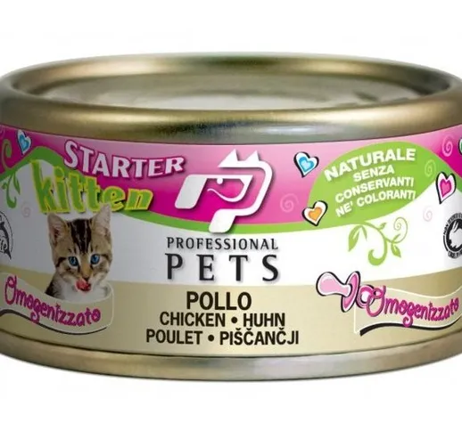 per Gatto Kitten con Pollo da 70 gr - Professional Pet