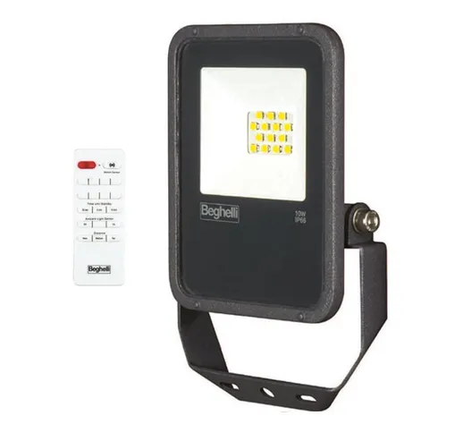  - Proiettore led floodlight c/sensore di movimento e crepuscolare ip66 - 30w - 4000°k nat...