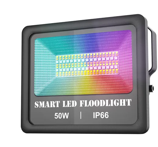 Proiettore Smart Mesh Bluetooth 100-240 V 50 W RGB + CCT