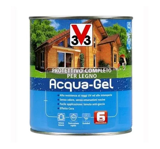 Protettivo Completo Legno Acqua-Gel Trasparente Incolore 750 ML - 