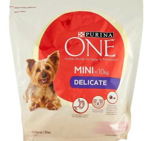 ONE MINI DELICATE CROCCHETTE PER CANI SMALL CON SALMONE E RISO 1.5KG - 