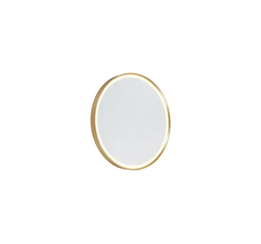 Illuminazione per specchio miral - Moderno - Vetro,Alluminio - Oro - Tondo (non sostituibi...
