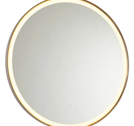 Qazqa - Illuminazione per specchio miral - Moderno - Vetro,Alluminio - Rosa/Trasparente -...
