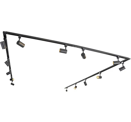 Lampada da soffitto jeana - Moderno - Acciaio - Nero - Oblungo GU10 Max. 14 x 4.5 Watt - N...