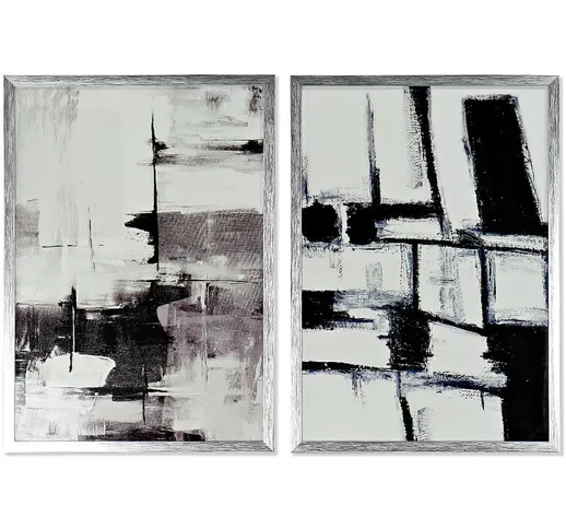 Quadro Abstract (2 pcs) (50 x 3 x 70 cm) - Dkd Home Decor