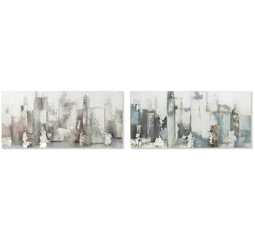 Quadro Tela Abstract (2 pcs) (150 x 3.8 x 70 cm) - Dkd Home Decor