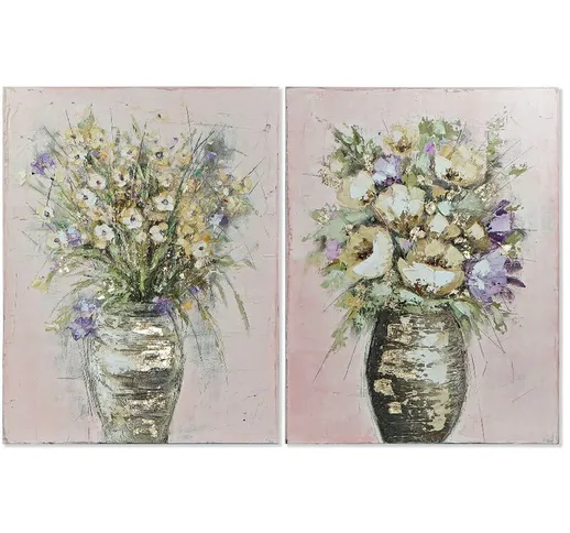 Quadro Vases (90 x 3.5 x 119.5 cm) - Dkd Home Decor