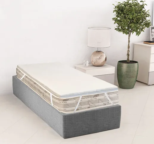 Topper Correttore Materasso Singolo Ortopedico in Memory Foam Letto 90x200 Una piazza Alte...