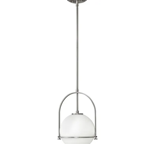 Elstead Lighting - Quintatesse Hanging Light Somerset E27 60W Acciaio, nichel spazzolato O...