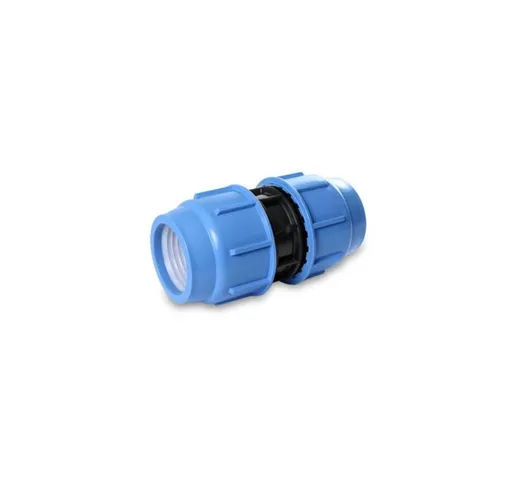 Idor Italia - Raccordo dritto manicotto giunzione per tubo polietilene, diametro 32x32