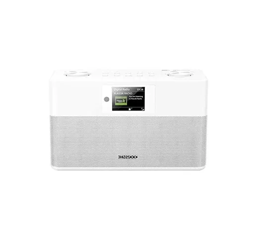 KENWOOD CR-ST80DAB Altoparlante radio stereo Bluetooth con Dab+. Ampio display a colori re...