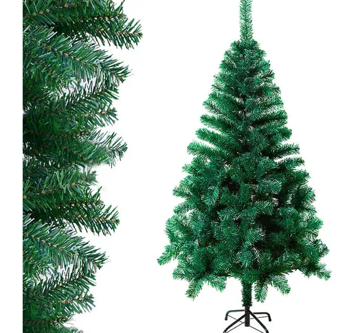 Albero di Natale artificiale 500 rami Pigna Verde pvc 180 cm - verde - Randaco