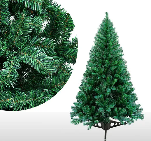 Albero di Natale artificiale verde 120 cm - verde - Randaco