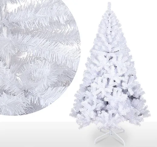 Albero di Natale artificiale bianco 150 cm - bianco - Randaco