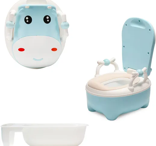 Vasino per Bambini wc Vasetto Neonati 2 Anni Per Bimbe e Bimbi Toilette Compatta e Portati...