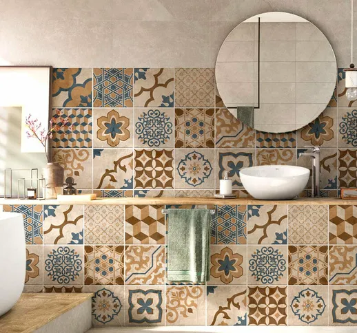 San Pedro Adesivi per piastrelle in pvc impermeabile per bagno e cucina - Re-covertiles