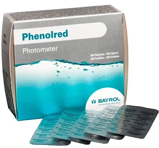 Bayrol - Reattiva ph compresse Phenolred Photometer, 250 pz.