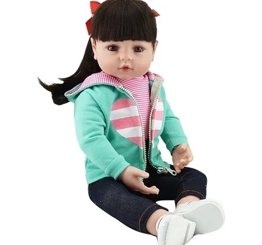 Reborn Real Life Baby Doll Girl 19 'Baby Art Doll Ideale per bambini dai 3 anni in su Rega...