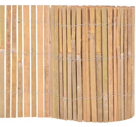 Recinzione in Bambù da esterni giardino Bar Separè varie misure dimensioni : 1000x30 cm