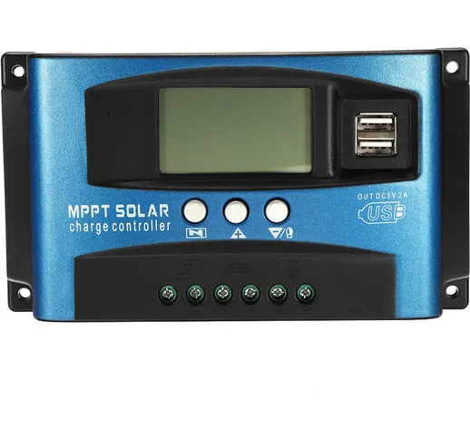Regolatore del pannello solare MPPT 100A Regolatore di carica 12V / 24V Rilevamento automa...